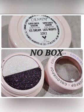 Colourpop Limited Edition Supershock Eyeshadow | Ice Dream & Late Nights